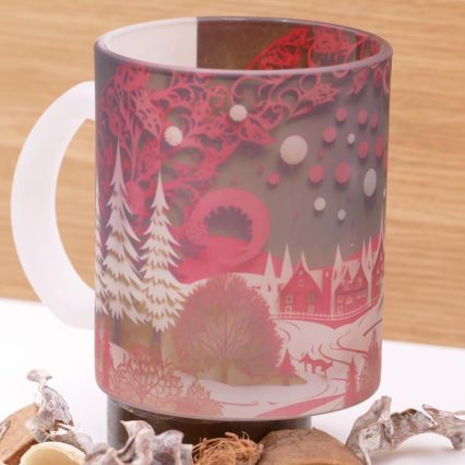 Taza cristal translúcido