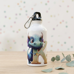 Botella personalizable con diseño de dragón