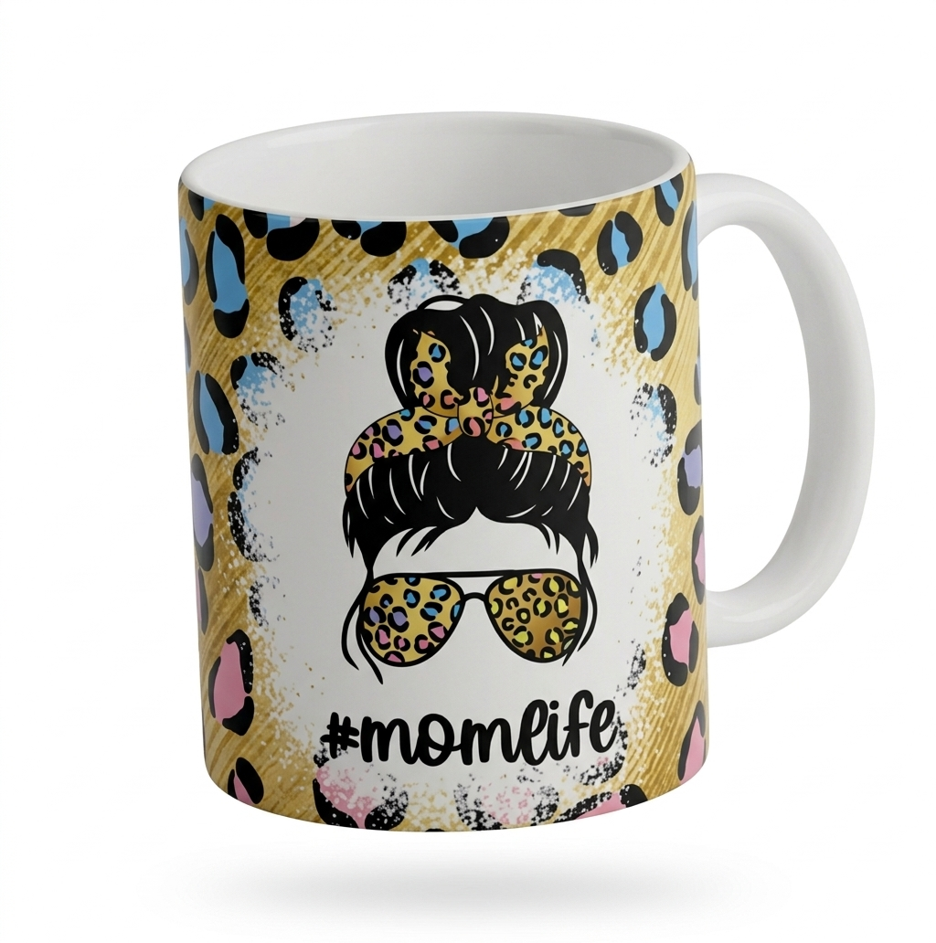 Taza original "Mom life" - Imagen 2
